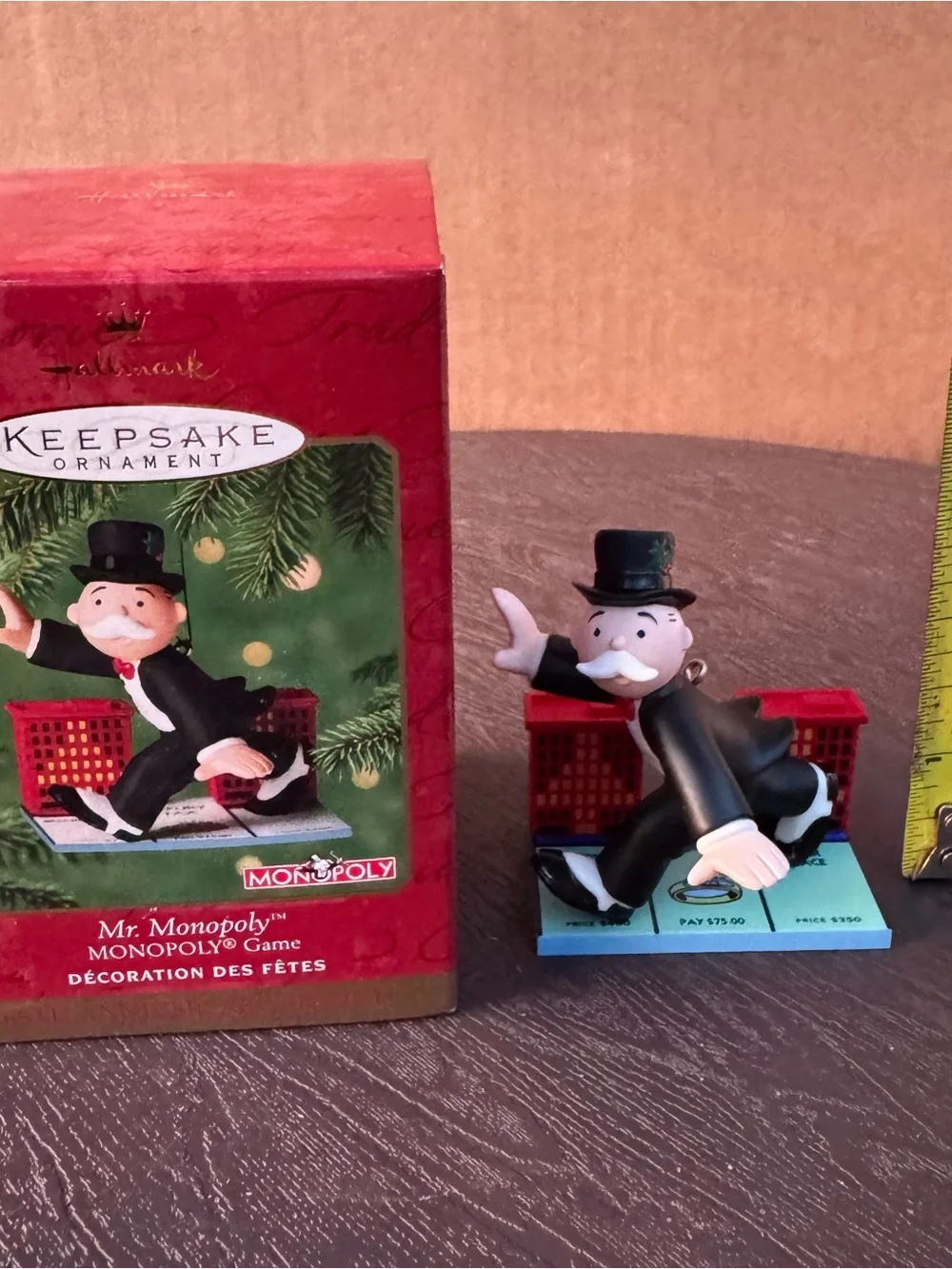 Hallmark Keepsake Mr. Monopoly Black & White Figure Ornament